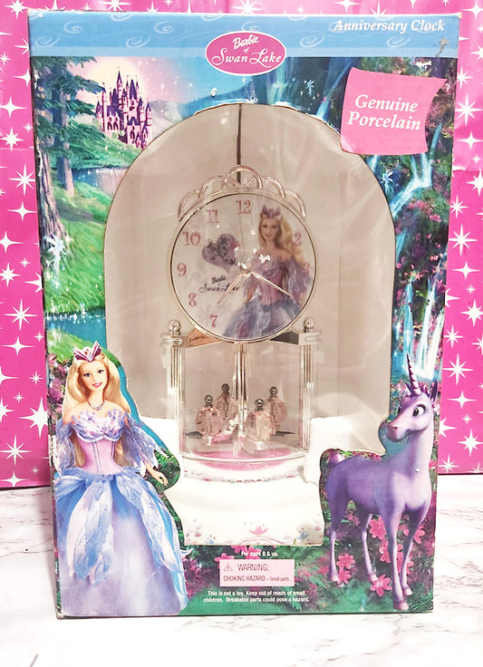 Barbie of Swan Lake Porcelain Anniversary Clock 2003